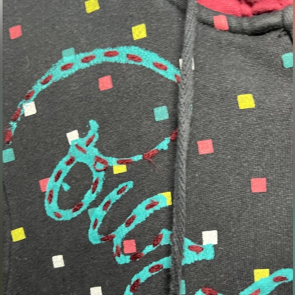 BURTON HOODIE/Double Hood/ White w/squared dots/ M‎ - Picture 2 of 8